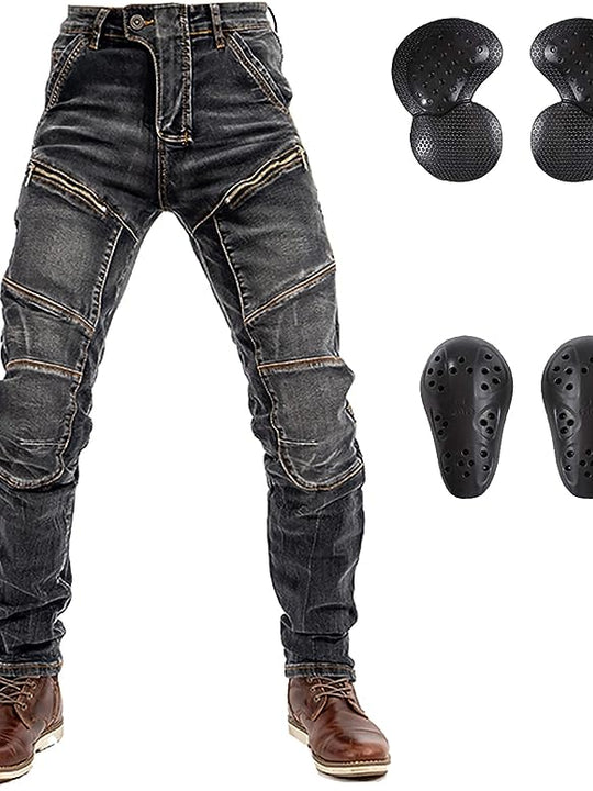 High-Elastic Kevlar Motorcycle Jeans for Men - Premium Motorcycle Riding Pants