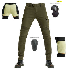 Kevlar Motorcycle Jeans - Motorcycle Riding Pants with Armor And Aramid Protection Lining - AMZ Rider Wear™PANTS