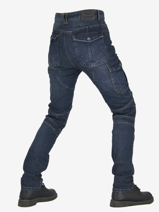Premium Motorcycle Riding Pants with Armor, Multi-Pocket Design and Anti-Fall Stretch Technology