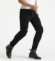 Professional Grade Locomotive Racing Straight-Leg, Drop-Resistant Motorcycle Riding Pants