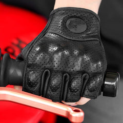 Brigade Motorcycle Riding Leather Gloves For Men And Women - AMZ Rider WearMotorcycle Gloves