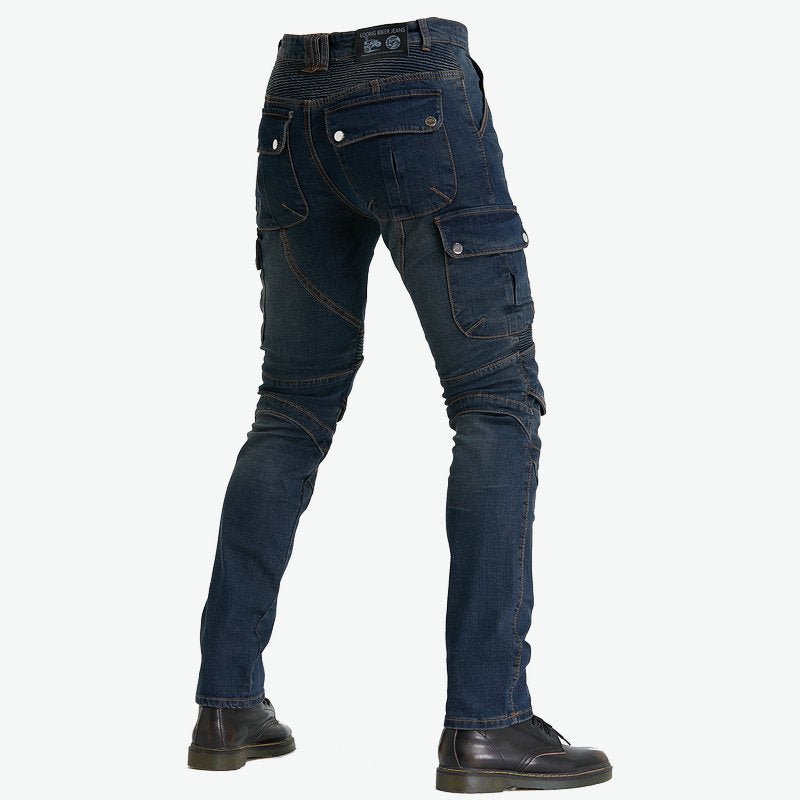 Men Motorcycle Kevlar Jeans - Motorcycle Jeans, with Stretch Panel Aramid  Protection Lining Biker Trousers (Blue,L): Buy Online at Best Price in UAE  