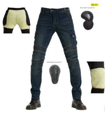  Motorcycle Riding Jeans with Armor Cargo Pants for Men