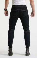 Motorcycle riding pants with Armor - Heavy duty Denim Style - AMZ Rider Wear™-Motorcycle Pants